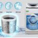 Cách vệ sinh máy giặt Toshiba bằng baking soda