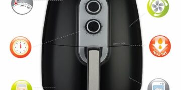 Nồi chiên không dầu Lock&Lock 5 lít EJF357WHT