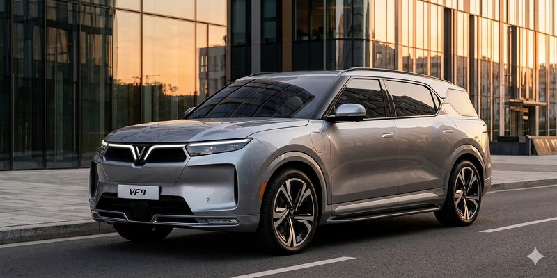 VinFast VF 9 khẳng định đẳng cấp SUV điện hạng sang với bộ mâm lớn
